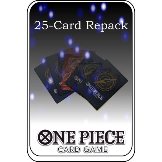 One Piece Trading Card Game Collection - 25 Assorted TCG Cards Package