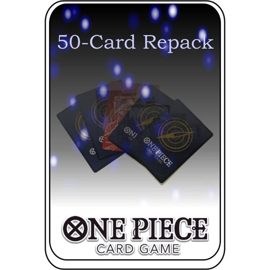One Piece Trading Card Game Collection - 50 Assorted TCG Cards Package